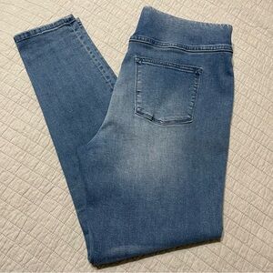 Soft Surroundings Supremely Soft Pull-On Skinny Jeans Jeggings 2EQ77, Large Blue